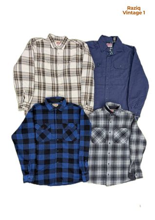 💥 RV3716 Wrangler Flannel Chemises pour Hommes