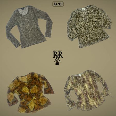 Y2K Animel Printed Full Sleeve Tops (AA-951)