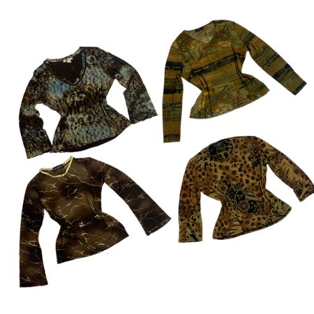 Y2K Graphic Mesh Collection