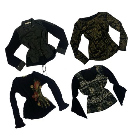 Vintage Gothic Chic Top Collection