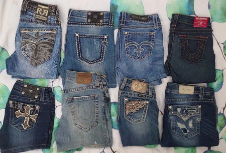 Miss me, True religion and Rock revival shorts and jeans