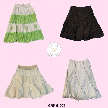 Boho Cotton Maxi Skirt for Women – Flowy, Comfortable & Trendy Look (GRF-6-002)