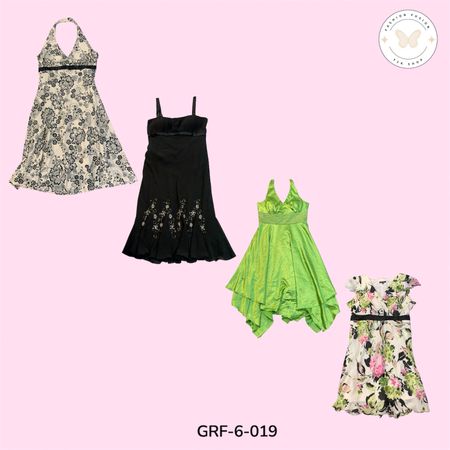 Elegant Printed Poly Dress for Women | Soft & Lightweight Outfit (GRF-6-019)