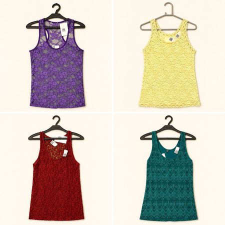 Y2k Lace Crush Camis