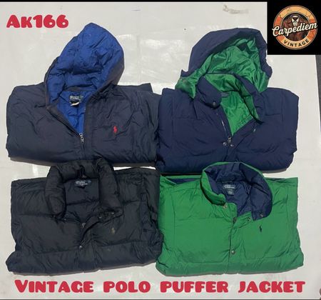 Vintage polo puffer jacket ak166