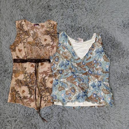 Coquette Blouses Bundle | Lace, Mesh & Printed Mix