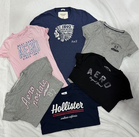 Aeropostale & Abercrombie Ladies T Shirts B#141