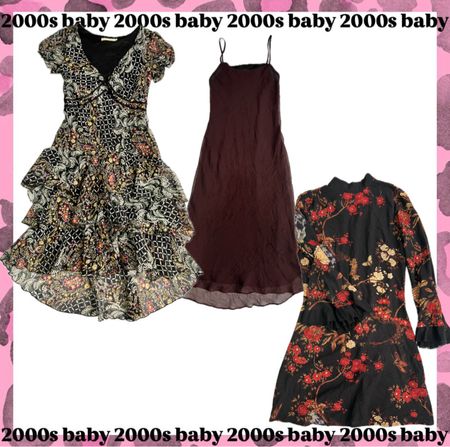 Florals chaos:y2k dresses