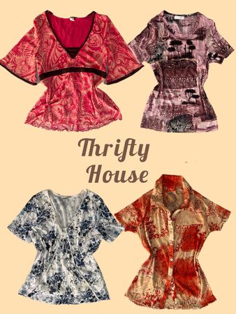 Just £4PP; Boho Babe Y2K Tops(TH/458)