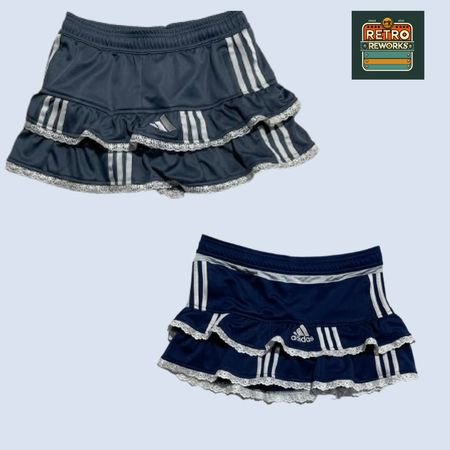 Upcycled adidas Frill Skirts
