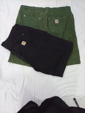 CR8959 UPCYCLED CARHARTT SHORTS