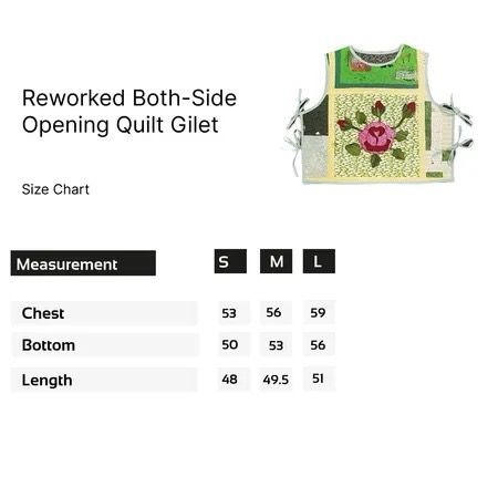 Upcycled Both-Side Opening Quilt Gilet