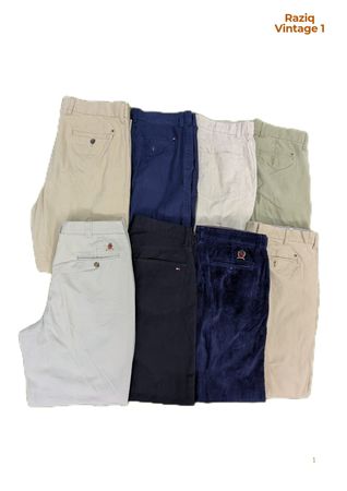 💥 RV3732 Tommy Hilfiger Cotton Trousers