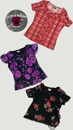 Y2k blouse 11 pieces WR1675