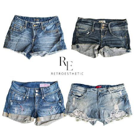 Y2K NYC IT GIRL DENIM SHORT RE-3374