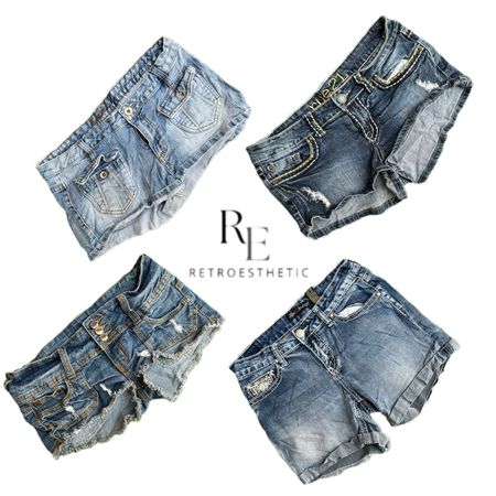 Y2K NYC IT GIRL DENIM SHORT RE-3375