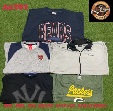NFL NHL mix brand vintage sweatshirt ak191