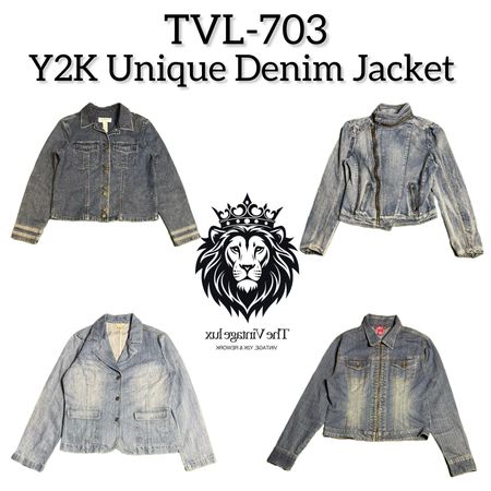 Y2K Unique Denim Jacket (TVL-703)