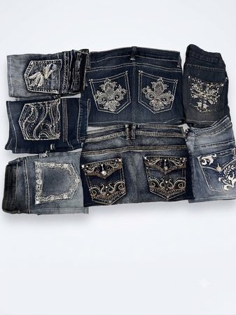 Y2k mini skirts with good embroidery 16 pcs