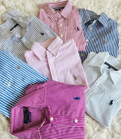 Chemises en coton authentiques Polo Ralph Lauren