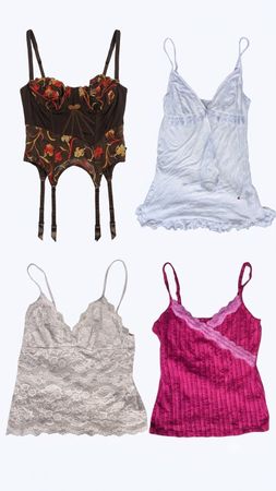 tops de tirantes Y2K