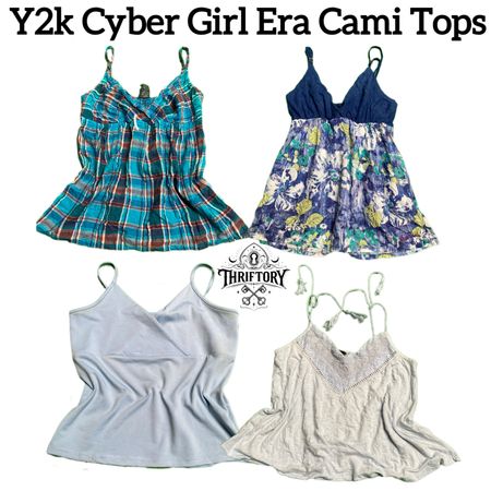 Y2K Cyber Girl Era Cami Tops TY-045