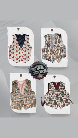 Y2K Tapestry Vest