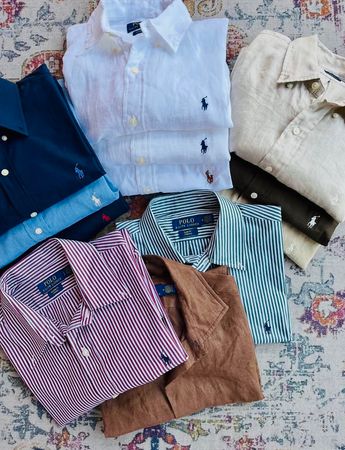 Chemises en coton authentiques Polo Ralph Lauren