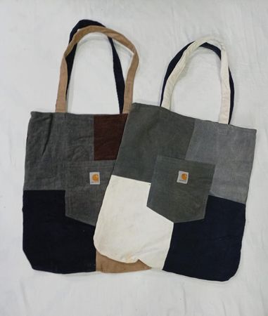 CR8986 UPCYCLED CARHARTT CORDUROY BAGS