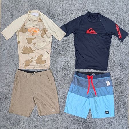 Quiksilver Billabong O'Neill Bundle | Surfwear T-Shirts & Shorts Mix