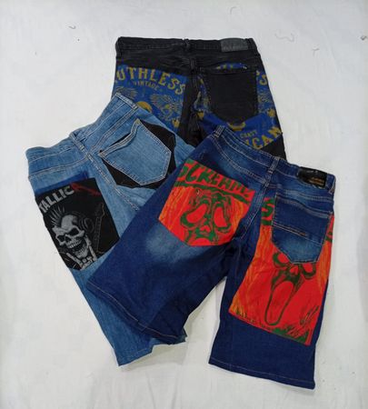 CR9006 UPCYCLED PRINTED SHORTS