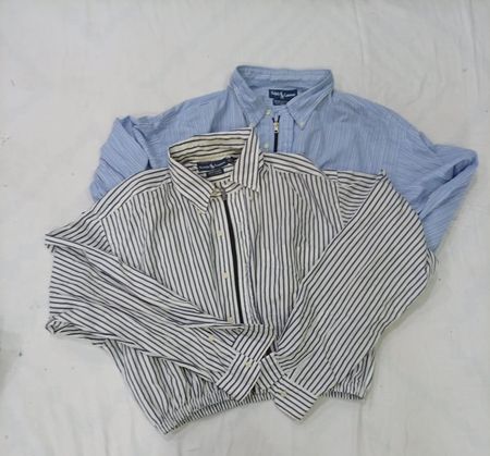 CR9010 UPCYCLED CROP TOP SHIRTS