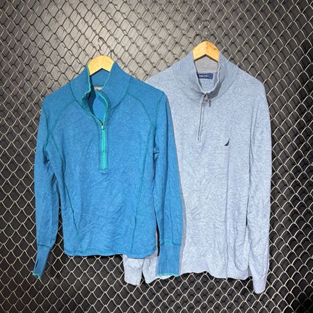 Branded Half Zip Sweater (FNC:169)