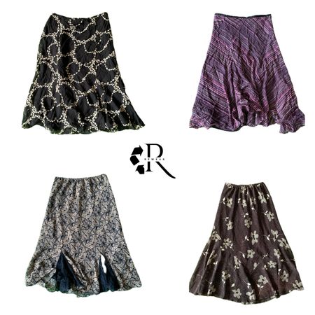 Y2K Era Cyber Girl Poly Maxi Skirt RW2106