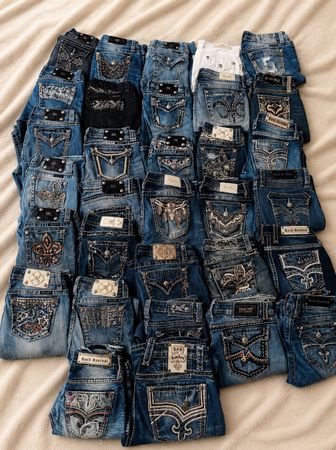 Y2k embroidery Jean