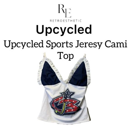 Upcycled Sports Jeresy Cami Top