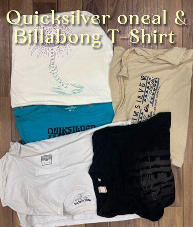 Quicksilver Oneal & Billabong T-Shirts-8 Pcs