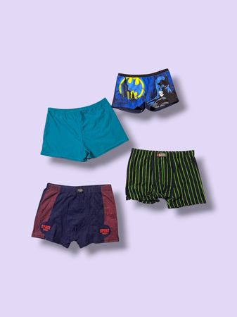 Branded boxes and underwear