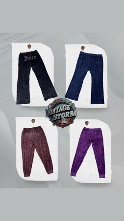 Y2K Juicy Couture Velour Track Pants