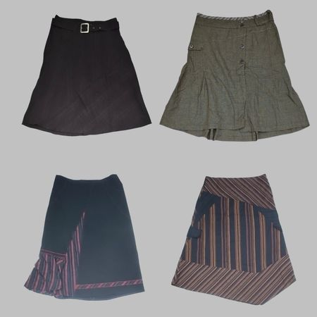 Y2K Dark Academia Skirts