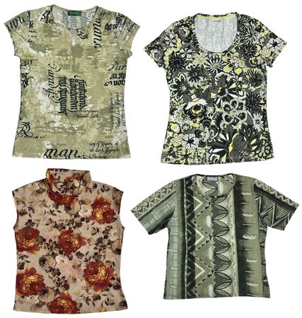 Overgrown Courtyard x Y2K Tops: TT-275