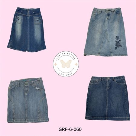 Women’s Stylish Denim Maxi Skirt – Casual Long Jean Skirt Streetwear Style (GRF-6-060)