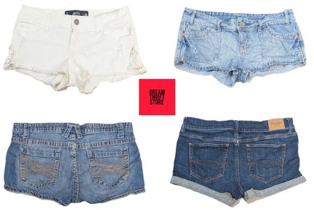 BRANDED SHORTS BRANDS INCLUDED AEROPOSTALE, AMBEROCOMBIA, HOLLISTER, AMERICAN EAGLE, etc