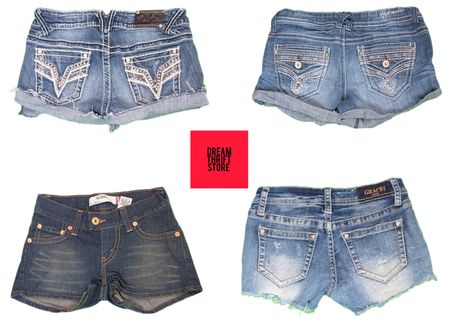DESIGNER SEXCY SHORTS BRANDS INCLUDED GRACE, CANDIE'S,ETC