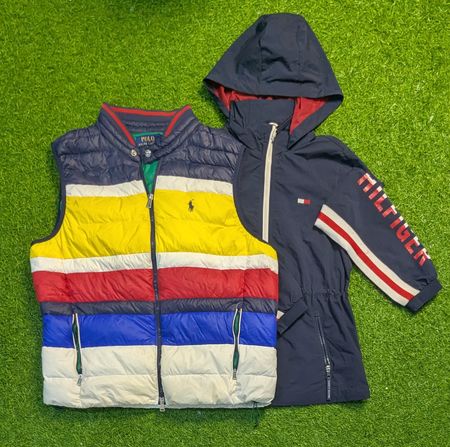 6109 - Ralph Lauren, Tommy Hilfiger Puffer- und Fleecejacke