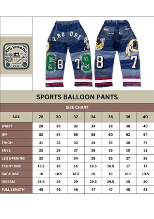 Upcycled Football Patchwork Jeans