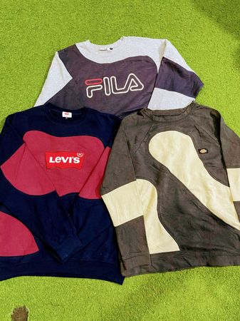 Pull en mélange de marques recyclé