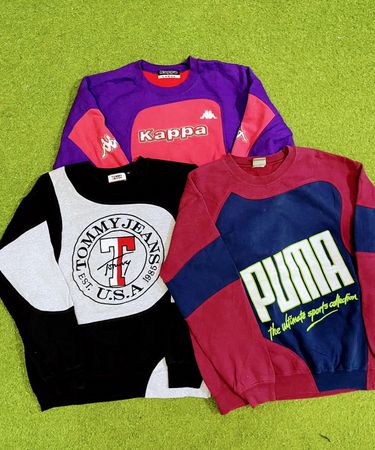 Sweatshirt mixte de marques revalorisé