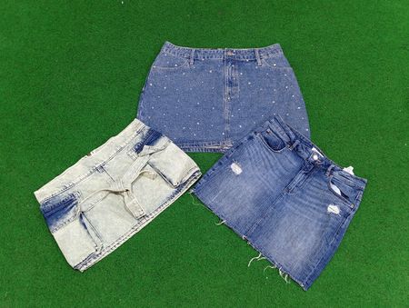 Unbranded Denim Mini Skirt (Mms-555)