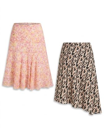 (FV-1620) Vintage Floral Midi Skirts Wholesale | Y2K Boho Summer Skirt Mix
